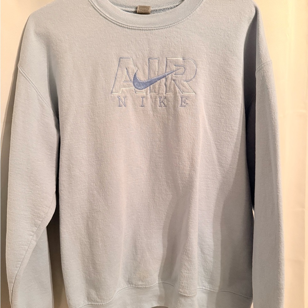 Nike Air Crewneck in Light Blue